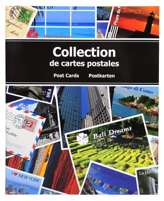 Postkartenalbum, 200 Karten, Hardcover, 20 x 25,5 cm