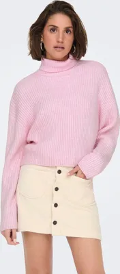 Image de Pull-over en tricot à col massif manches longues | M