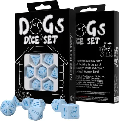 Produktbild von Q-Workshop Hunde Würfelset Max - Lernspiel für Kinder und Erwachsene