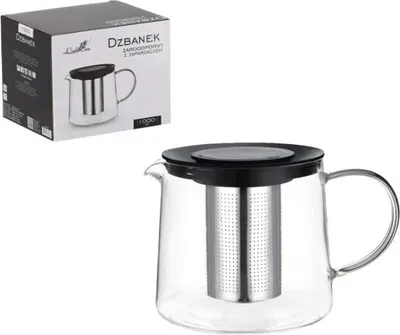 Image de pichet résistant à la chaleur avec infuseur 1l. TE VERTE