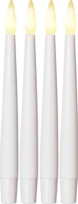 Produktbild von LED-Leuchtkerzen lang, 4teilig, flackernd