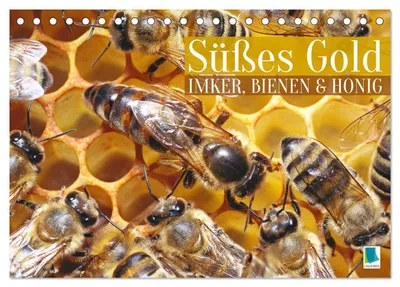 Produktbild von Süßes Gold: Imker, Bienen & Honig (Tischkalender 2027 DIN A5 quer), CALVENDO Monatskalender