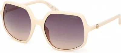 Produktbild von Guess GU00257 Shiny ivory 57/19/140 Damen Sonnenbrillen