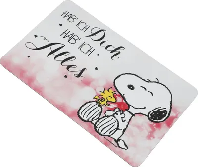 Produktbild von Peanuts Frühstücksbrett Unisex Hab ich Dich, Hab ich Alles multicolor Standard