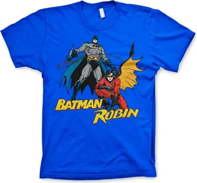 Produktbild von Batman & Robin T-Shirt - X-Large - Blue