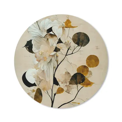 Produktbild von MuchoWow® Mauspad Mousepad Blumen - Blätter - Baum - Pastell 20x20 cm - Mousepads - Maus Mat - Pad - Mausunterlage - Schreibtischmatte