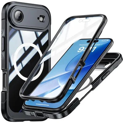 Obrázok produktu pre Pre Apple iPhone 17 Air MagSafe Magnetic Full Body Hybrid Case Bumper Black