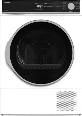 Produktbild von Wärmepumpentrockner 9 kg  LED-Display BubbleDrum Sharp KD-NHH9S8GW3-DE