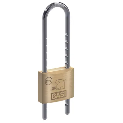 Produktbild von BASI - Vorhangschloss - VHS 612V - 50 mm - Verschiedenschließend - 6250-5000