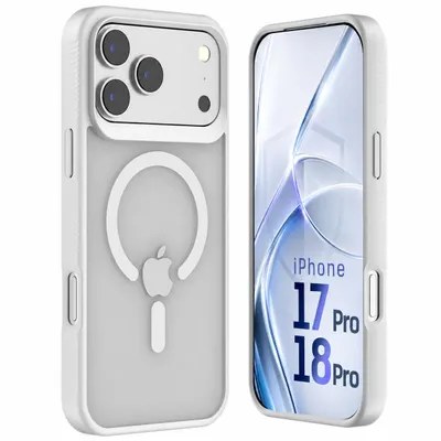 Image de H Hardy Coque pour iPhone 18 Pro/17 Pro, Protection MagSafe anti-rayures, Blanche, Image générée par une IA