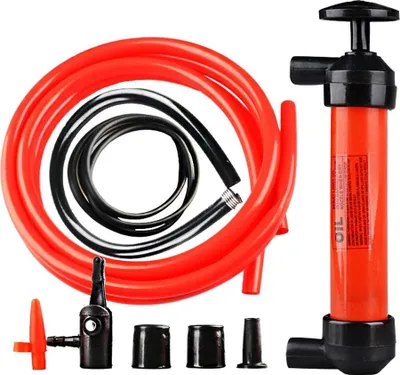 Image de Pompe à main pour vidange de carburant 3in1