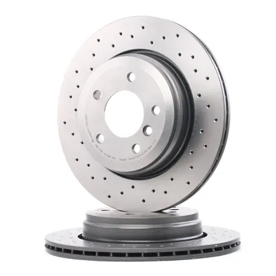 Image de 2x BREMBO disque de frein 09.9425.1X pour BMW 5 Limousine (E60) 5 Touring (E61) 61mm
