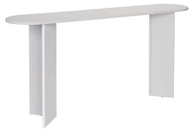 Image de Buffet Meuble de rangement en bois MDF mélaminé blanc 150 x 35 x 75 cm