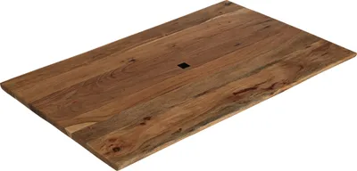 Produktbild von Tischplatte Baumkante Akazie massiv Nussbaum 120 x 70 cm BRASILEIRO