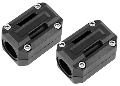 Image de 1 paire de blocs décoratifs de protection de pare-chocs pour moteur de moto, universels pour Honda et Yamaha