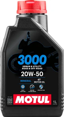 Produktbild von Motul Motoröl 3000 4T 20W50 1L (Mineralisch)