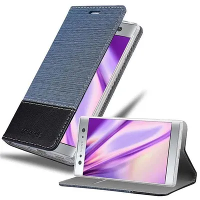 Zdjęcie produktu dla Cadorabo Etui do Sony Xperia XA2 ULTRA Etui ochronne w kolorze niebieskim Etui na telefon komórkowy Etui na książkę Etui Cover
