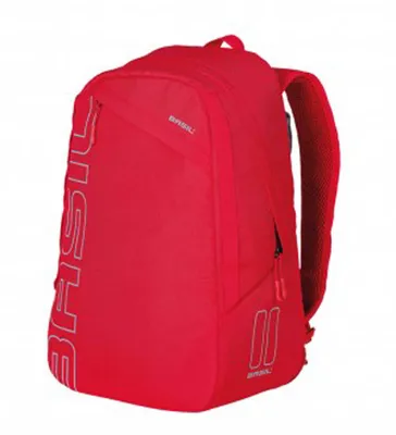 Image de Basil Fahrradrucksack Flex signal rot, Hook On-System, 33x17x52cm, rot