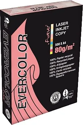 Produktbild von Kopierpapier, DIN A4, 80g/qm, 500 Blatt, Recycling, rosa