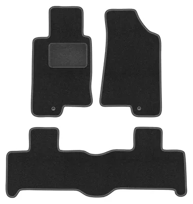 Image de Tapis de sol en moquette pour Hummer H3 2005-2010 (SUV) – jeu 4 pièces, gris graphite, sur mesure – Wielganizator LUX