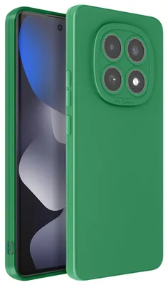 Obrázek produktu pro Avizar, silikonové pouzdro s vyztužením pro ochranu fotoaparátu pro Redmi Note 15, zelené