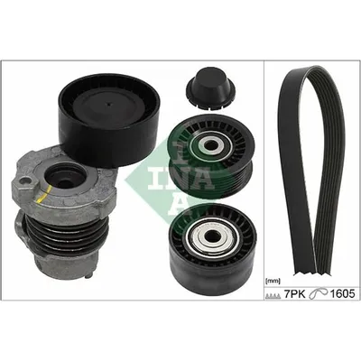 Produktbild von INA 529 0194 10 Keilrippenriemensatz für NISSAN Qashqai II (J11, J11)