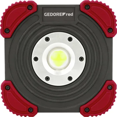 Immagine prodotto di GEDOREred 3301761 GEDOREred R95400145 Akku-LED-Baustrahler rot, schwarz