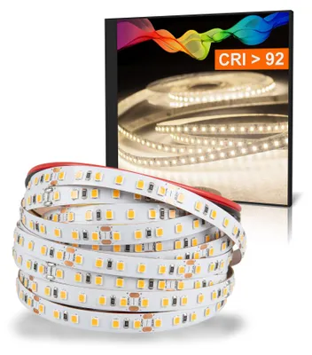 Produktbild von LED Strip 2835 Neutralweiß (4000k) CRI 92 72W 5 Meter 24V IP20