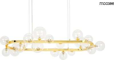 Zdjęcie produktu dla MOOSEE lampa wisząca ALURE OVAL 120 złota