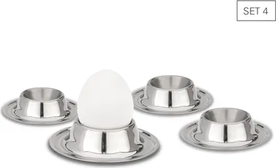 Produktbild von Weis Eierbecher aus Edelstahl - Set 4
