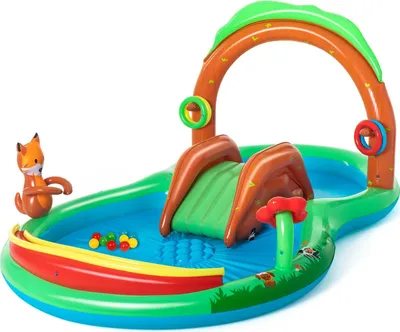 Produktbild von Bestway® Wasserspielcenter Friendly Wood 295 x 199 x 130 cm