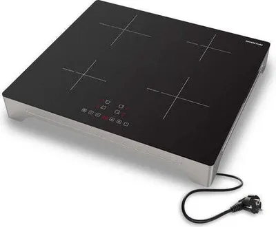 Image de Inventum VKI6010ZIL, Noir, plan de travail, table de cuisson à induction, vitrocéramique, 4 zone(s), 4 zone(s)