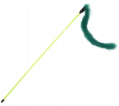 Immagine prodotto di Giocattolo per gatti "Nobleza Katzenangel" con piume, 48 cm