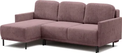 Produktbild von Selsey Hamiel - Ecksofa beidseitig montierbar mit Bettkasten, Cordbezug in Lila