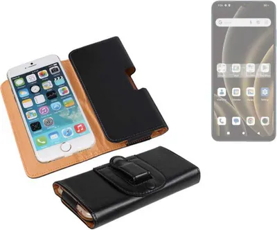 Produktbild von K-S-Trade Schützhülle Handyhülle kompatibel mit FreeYond F9S Holster Gürtel Tasche Schutzhülle Handy-Tasche Smartphone Case Seitentasche schwarz