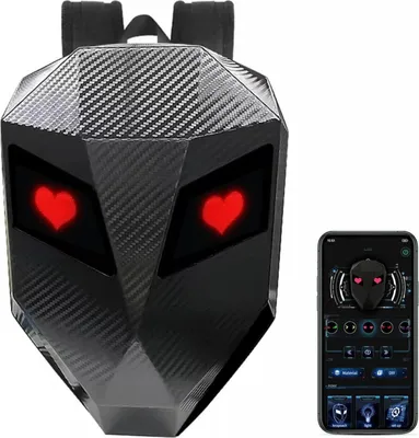 Produktbild von Programmierbarer LED-Rucksack für Herren - Wasserdicht und Multifunktional