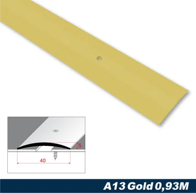 Produktbild von Effector Übergangsprofile aus eloxiertem Aluminium - Übergangsschiene Bodenleiste - (0,93 Meter gold) Bodenprofile Universalprofile Leisten