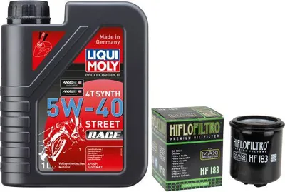 Image de Kit d'entretien pour Gilera Runner 125 VX 4T M24000 2003, LiquiMoly 5W-40 Race 1L