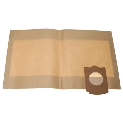 Produktbild von vhbw 5x Staubbeutel kompatibel mit Bosch PAS 900 Staubsauger - 32,5cm x 26,5cm braun