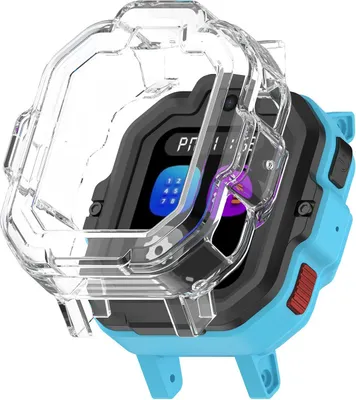 Produktbild von Für TickTalk 5 Kids Smart Watch Armor TPU Halbseitiger Schutz Gehäuse Hülle Transparent