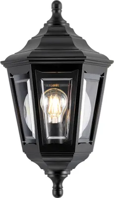 Immagine prodotto di Lampada da parete per esterni nera E27 60W Kinsale Elstead