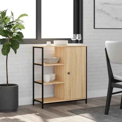Obrázek produktu pro vidaXL Příborník Sonoma dub 70 x 30 x 80 cm materiál na bázi dřeva