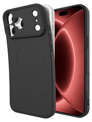 Productafbeelding van Hoesje geschikt voor iPhone 18 Pro / 17 Pro Hoesje geschikt voor MagSafe - Color Backcover - Zwart