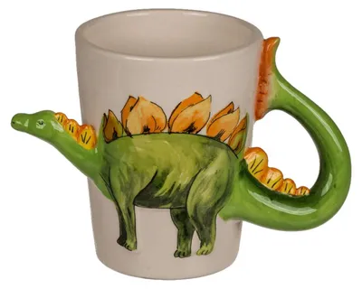 Produktbild von Kaffetasse ca. 250 ml mit 3D Dino Design Tasse Dinosaurier Kindertasse
