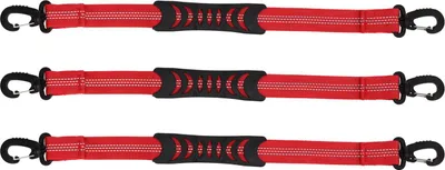 Productafbeelding van 3 stuks rolskiertouw, nylon, skischoen bevestigingsriem, snowboard schoen, voor het dragen van schoenen, rood