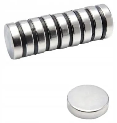Obrázek produktu pro Neodymový válcový magnet MW 20x5 N38 10 kusů