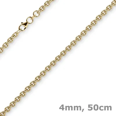 4mm-Rund-Ankerkette-aus-585-Gelbgold-50cm