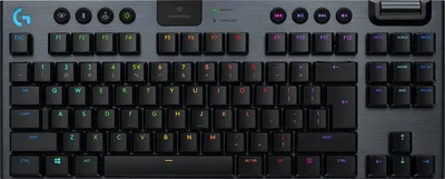 Image de Logitech G915 TKL - Clavier de jeu mécanique - Sans fil - Tactile GL - QWERTY (ISO) - Noir