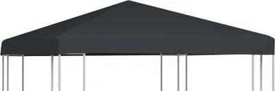 Obrázek produktu pro Střecha altánu The Living Store 310 g/m² 3x3 m šedá