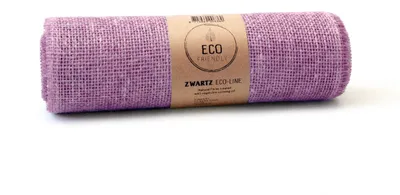 Produktbild von Tischläufer Jute lavendel flieder lila 5m